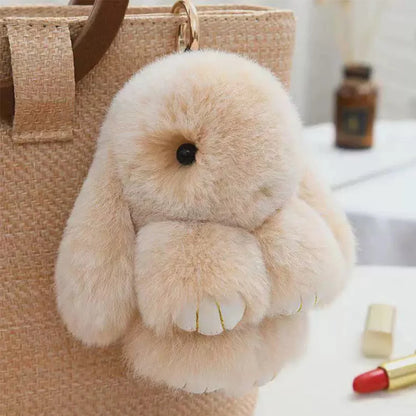 Women's Rabbit Fur Keychain